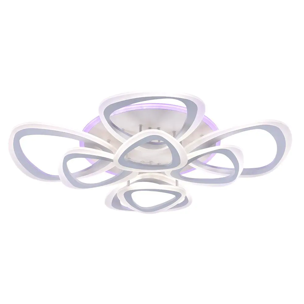 Фото 2 Светодиодная люстра 8094/8 WHT 200W+15W RGB, Profit Light Фото 2 Светодиодная люстра 8094/8 WHT 200W+15W RGB, Profit Light