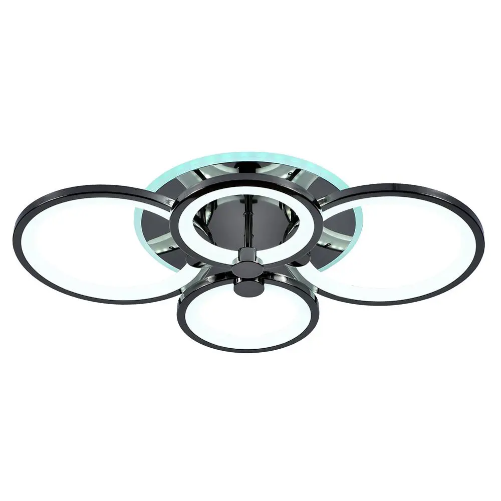 Фото 2 Светодиодная люстра 8077/4 PBK 100W+8W RGB, Profit Light Фото 2 Светодиодная люстра 8077/4 PBK 100W+8W RGB, Profit Light