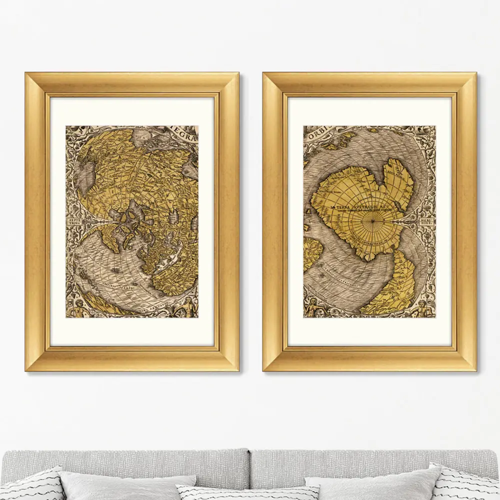 Фото Картина «ArtNoMore» Диптих Noua, et integra uniuersi orbis descriptio, 1531г. (из 2-х картин) Фото Картина «ArtNoMore» Диптих Noua, et integra uniuersi orbis descriptio, 1531г. (из 2-х картин)