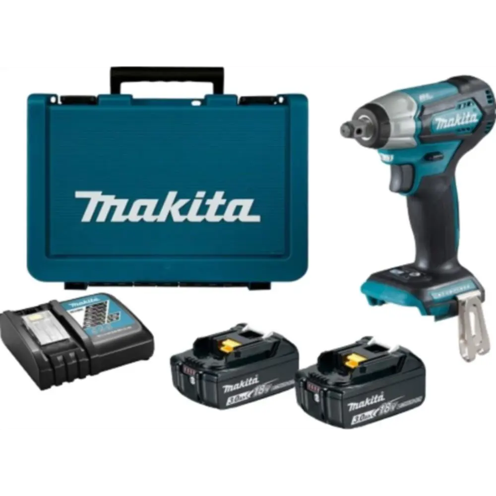 Фото Гайковерт аккумуляторный Makita DTW181RFE, 18 В Li-Ion 2x3 Ач, 210 Нм Фото Гайковерт аккумуляторный Makita DTW181RFE, 18 В Li-Ion 2x3 Ач, 210 Нм