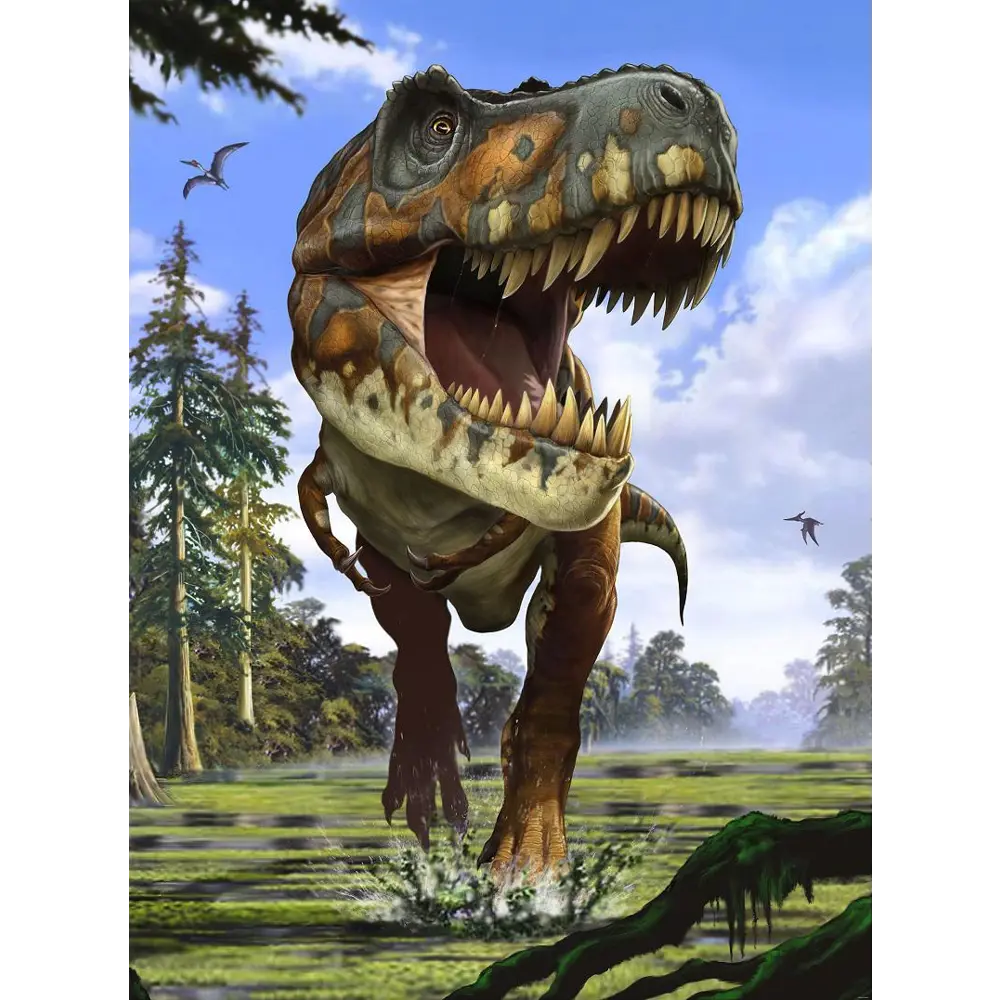 Фото Фотообои Komar Тираннозавр (Tyrannosaurus Rex) 184 см x 2.48 м флизелиновые Фото Фотообои Komar Тираннозавр (Tyrannosaurus Rex) 184 см x 2.48 м флизелиновые