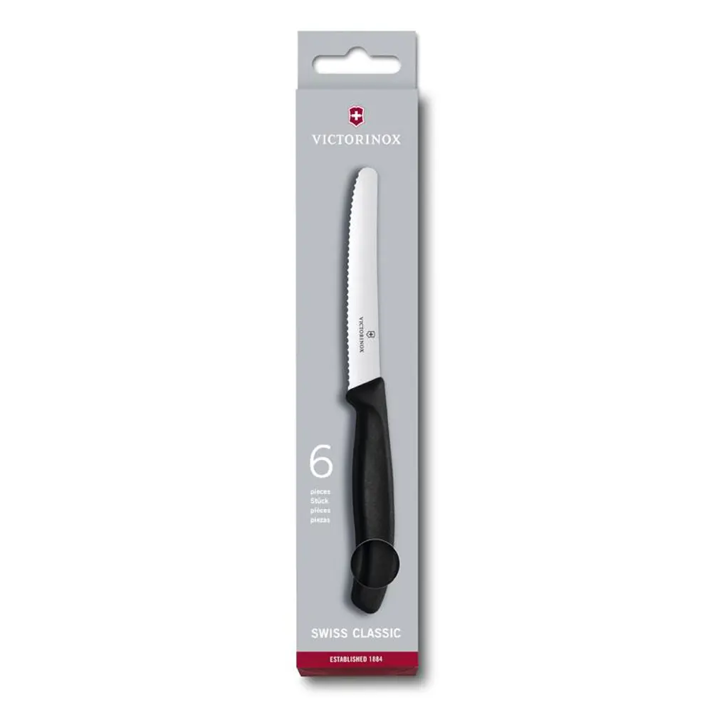 Фото 2 Набор Victorinox SwissClassic кухонный, 6 предметов, черный Фото 2 Набор Victorinox SwissClassic кухонный, 6 предметов, черный