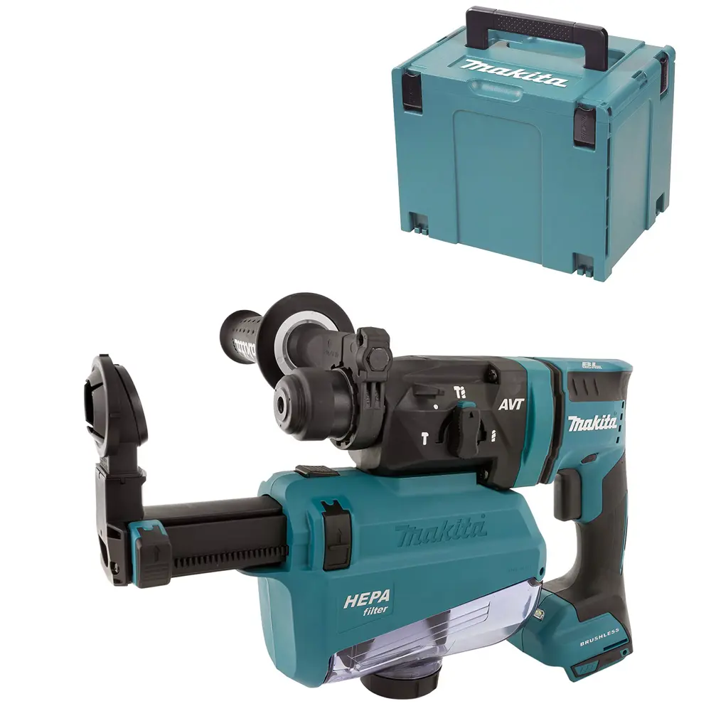 Фото Перфоратор аккумуляторный бесщеточный SDS-plus Makita DHR182ZWJ, 18 В Li-Ion, 1.7 Дж, без АКБ и ЗУ Фото Перфоратор аккумуляторный бесщеточный SDS-plus Makita DHR182ZWJ, 18 В Li-Ion, 1.7 Дж, без АКБ и ЗУ
