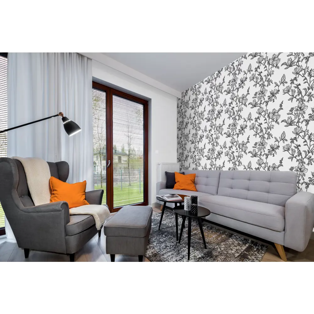 Фото 3 Обои флизелиновые Startdeco Ариэль серые 1.06 м 889367 Фото 3 Обои флизелиновые Startdeco Ариэль серые 1.06 м 889367