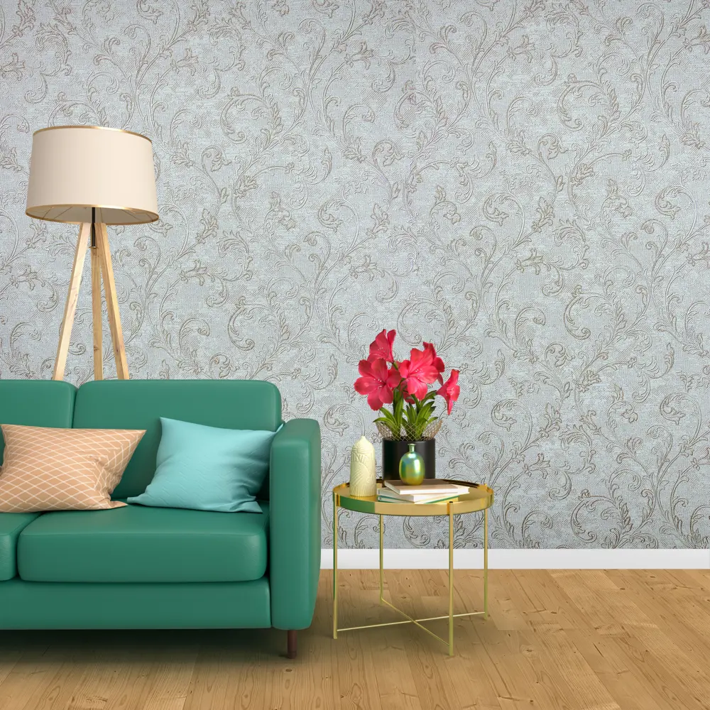 Фото 3 Обои флизелиновые Startdeco Магдалена зеленые 1.06 м 989323 Фото 3 Обои флизелиновые Startdeco Магдалена зеленые 1.06 м 989323