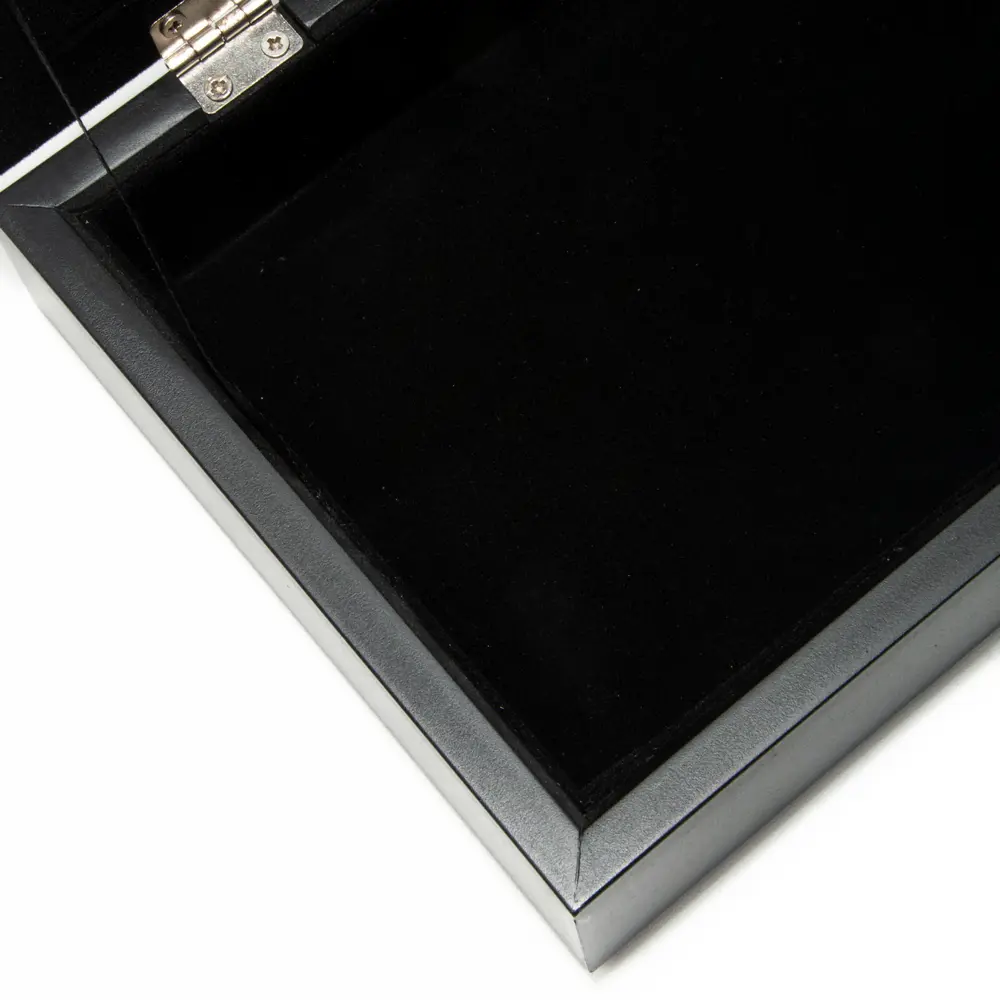 Фото 5 Шкатулка-фоторамка ювелирная Moretto 18x5x13 см цвет черный/золотой Фото 5 Шкатулка-фоторамка ювелирная Moretto 18x5x13 см цвет черный/золотой