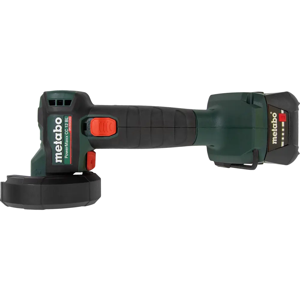 Фото 2 УШМ аккумуляторная бесщеточная Metabo PowerMaxx CC 12 BL 600348500, 12 В Li-Ion 2x2 Ач, 76 мм Фото 2 УШМ аккумуляторная бесщеточная Metabo PowerMaxx CC 12 BL 600348500, 12 В Li-Ion 2x2 Ач, 76 мм