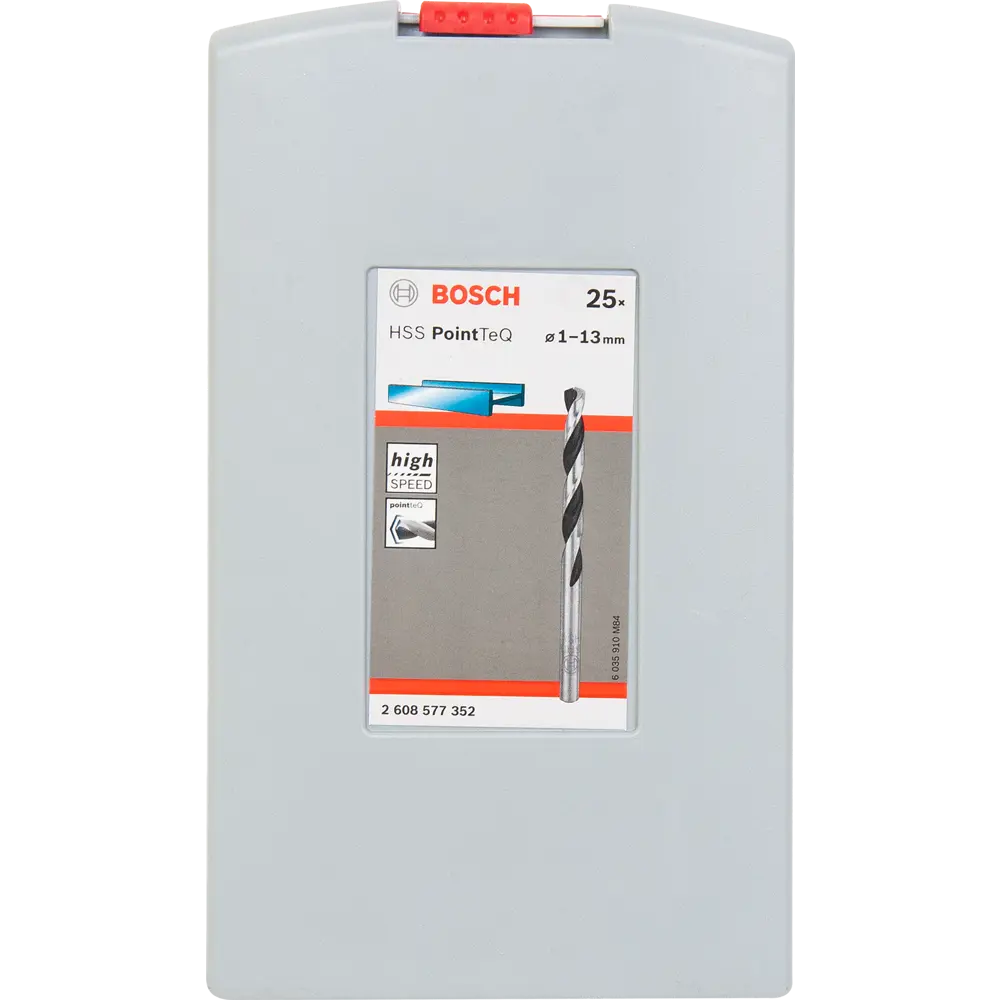 Фото 4 Набор свёрл по металлу Bosch PointTeQ 13x101 мм, 25 шт. Фото 4 Набор свёрл по металлу Bosch PointTeQ 13x101 мм, 25 шт.