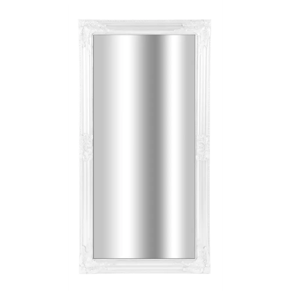 Фото 3 Зеркало Antique в деревянной раме с фацетом 60x120 см белый Фото 3 Зеркало Antique в деревянной раме с фацетом 60x120 см белый