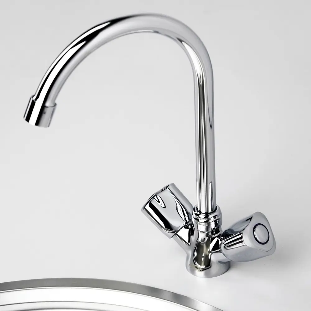 Фото Смеситель для кухни Wasserkraft Amper, цвет хром Фото Смеситель для кухни Wasserkraft Amper, цвет хром