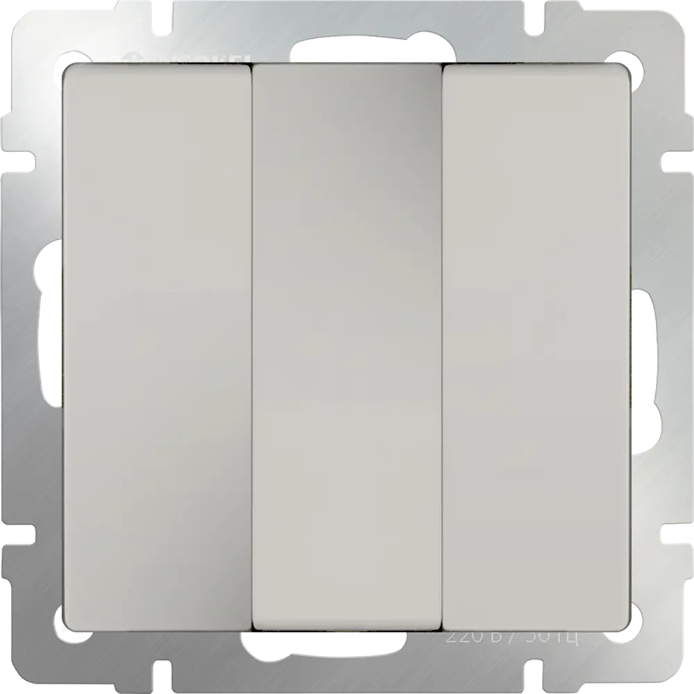 Фото Выключатель Werkel трехклавишный (слоновая кость) WL03-SW-3G-ivory Фото Выключатель Werkel трехклавишный (слоновая кость) WL03-SW-3G-ivory