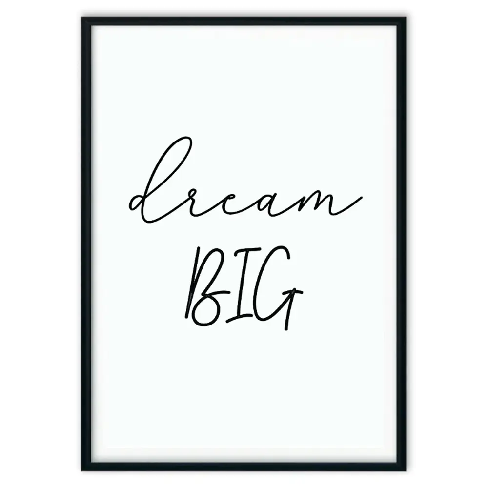 Фото Постер в рамке Дом Корлеоне Dream big 07-0856-21x30 Фото Постер в рамке Дом Корлеоне Dream big 07-0856-21x30