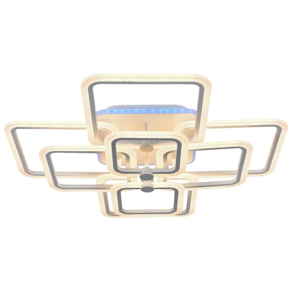 Фото 2 Светодиодная люстра Profit Light 18070/8 WHT 304W+14W RGB, Фото 2 Светодиодная люстра Profit Light 18070/8 WHT 304W+14W RGB,