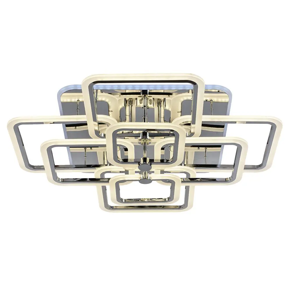 Фото 2 Светодиодная люстра Profit Light 18070/8 CHR 304W+14W RGB, Фото 2 Светодиодная люстра Profit Light 18070/8 CHR 304W+14W RGB,