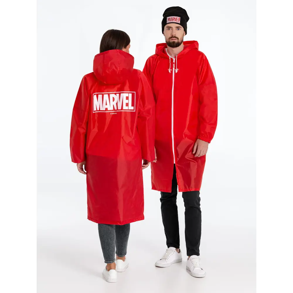 Фото 3 Дождевик Marvel красный размер M Фото 3 Дождевик Marvel красный размер M