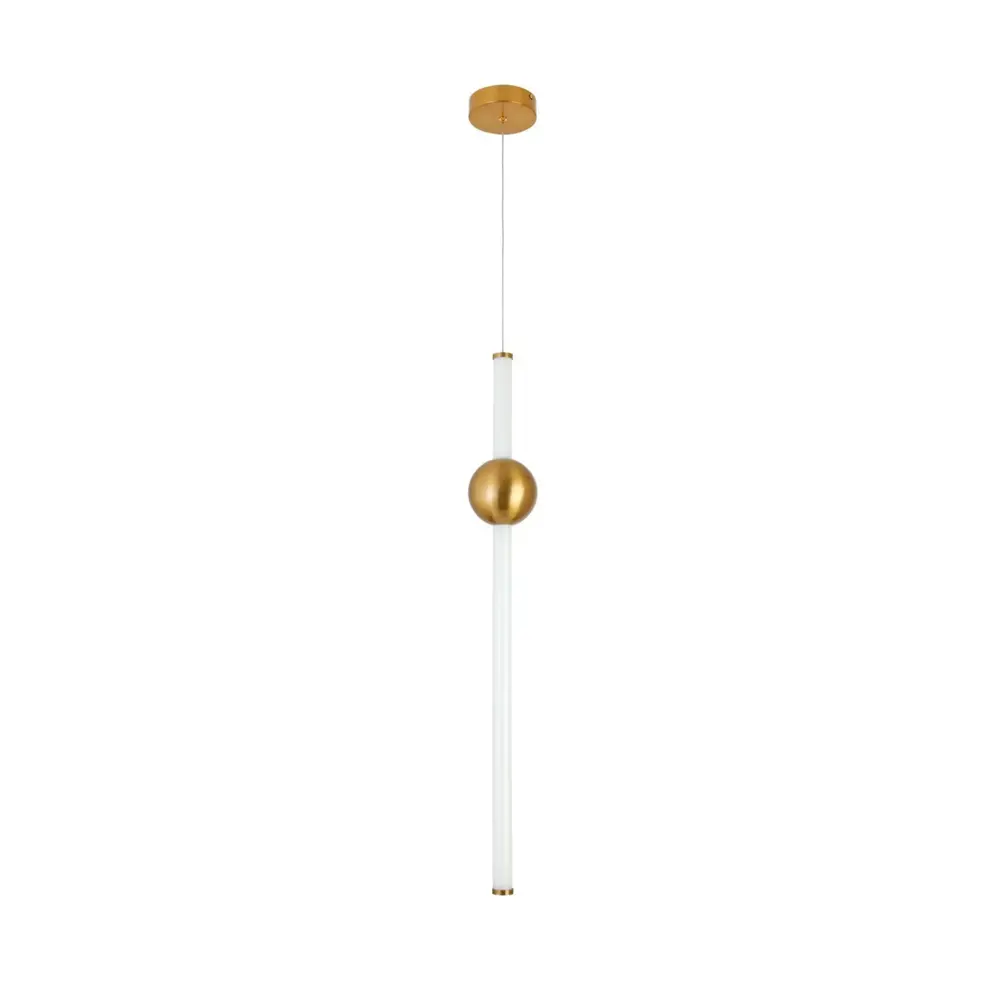 Фото Светильник подвесной светодиодный ST Luce SL1222.213.01 Золото/Золото Белый LED 1x18W 4000K Фото Светильник подвесной светодиодный ST Luce SL1222.213.01 Золото/Золото Белый LED 1x18W 4000K