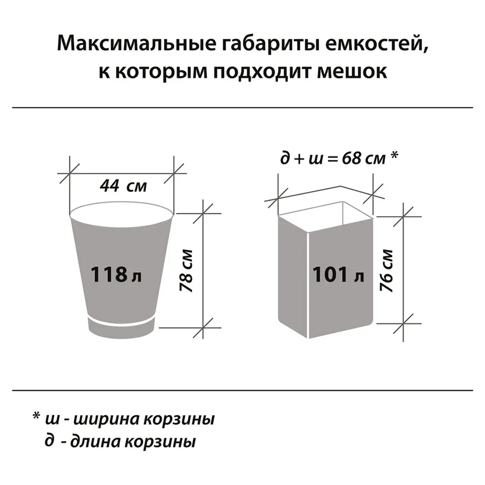 Фото 7 Мешки для мусора 120л черные в рулоне 10 шт ПНД 14 мкм 70x110см LAIMA стандарт 601385 Фото 7 Мешки для мусора 120л черные в рулоне 10 шт ПНД 14 мкм 70x110см LAIMA стандарт 601385