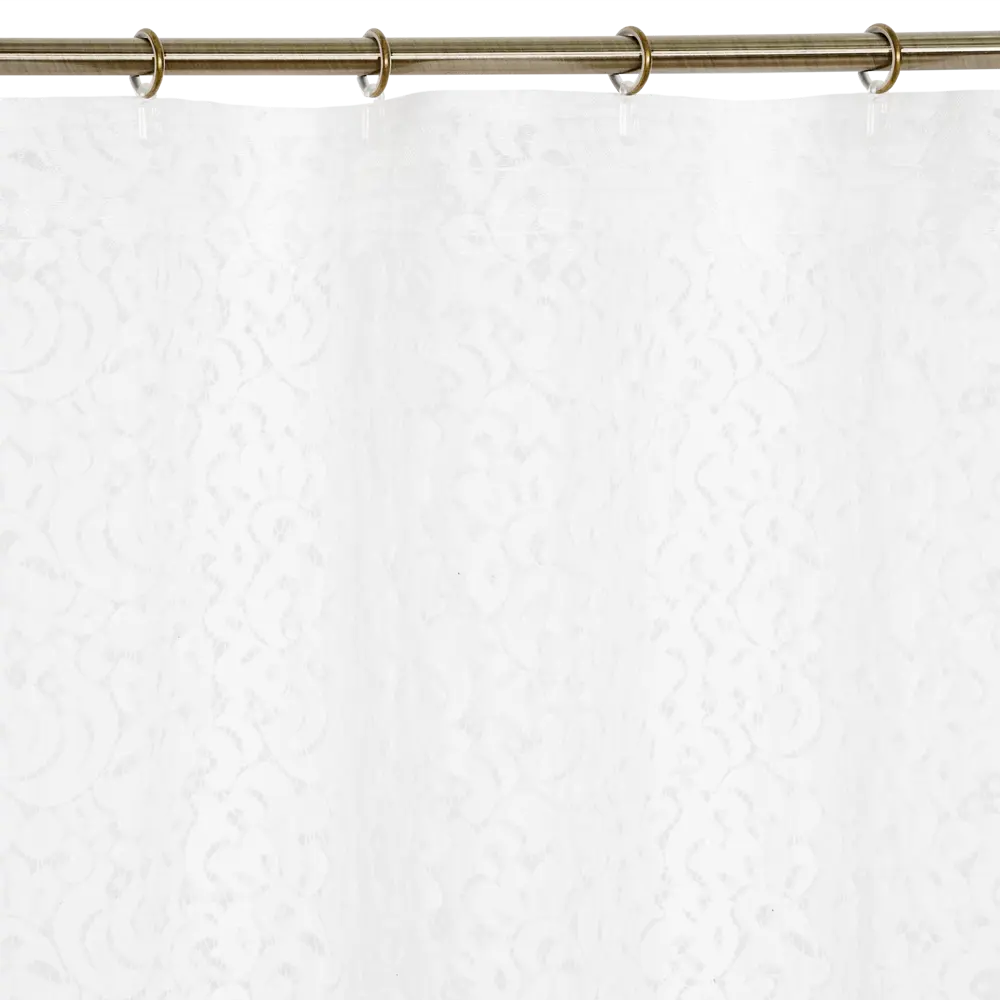 Фото 6 Тюль на ленте Adora 140x280 см цвет белый Фото 6 Тюль на ленте Adora 140x280 см цвет белый