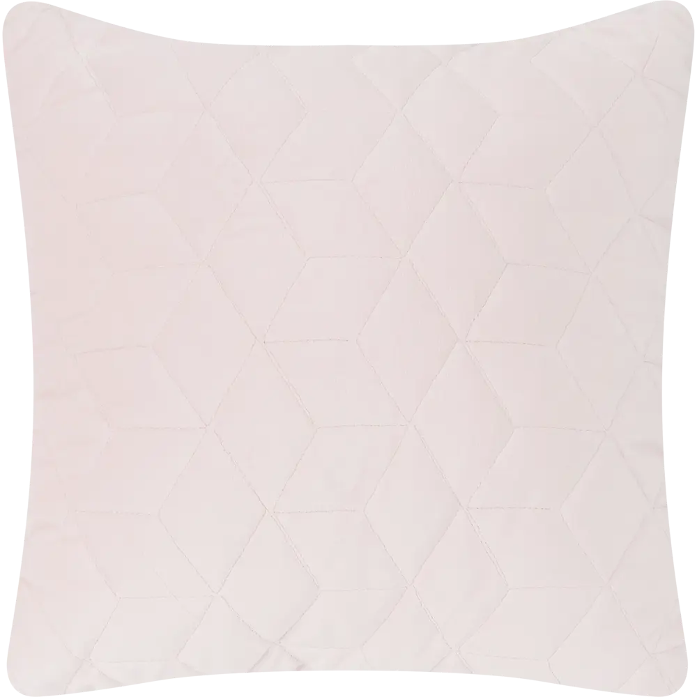 Фото Подушка Geometric 45x45 см цвет розовый Фото Подушка Geometric 45x45 см цвет розовый