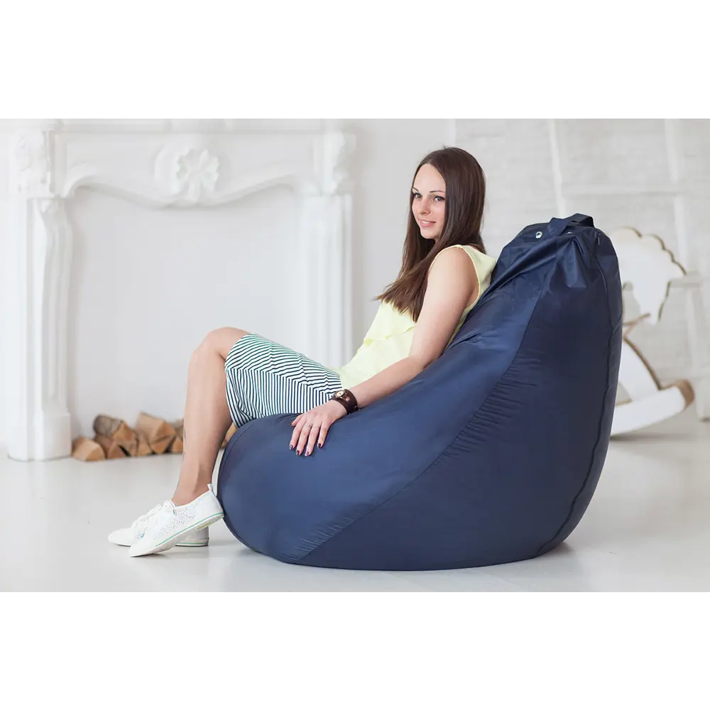 Фото 2 Кресло-мешок Dreambag 125x85 см цвет темно-синий Фото 2 Кресло-мешок Dreambag 125x85 см цвет темно-синий
