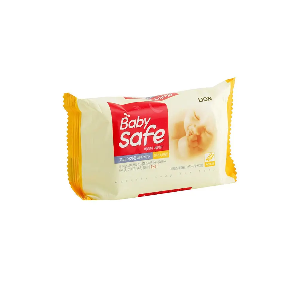 Фото Хозяйственное мыло для стирки LION Baby safe Hub 615576 190 гр Фото Хозяйственное мыло для стирки LION Baby safe Hub 615576 190 гр