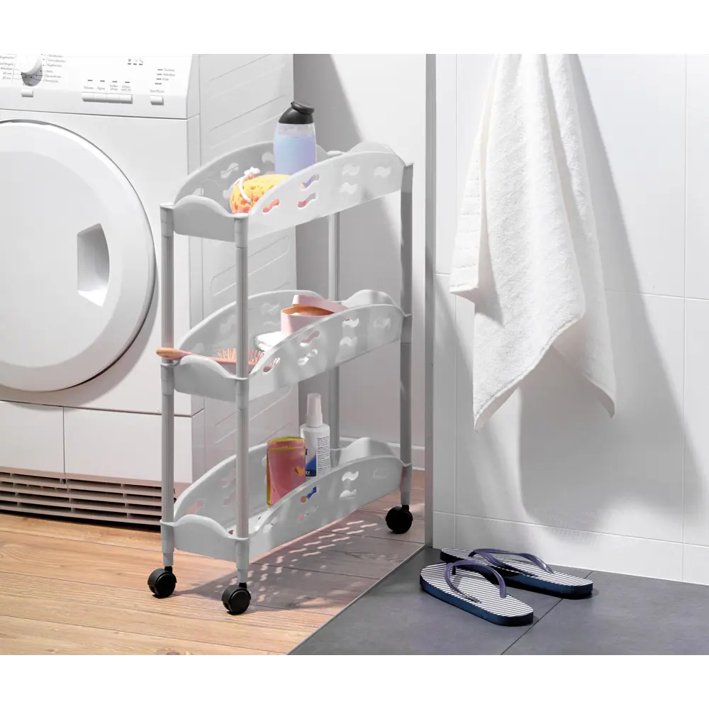 Фото 2 Стойка для ванной передвижная Axentia 282770, 67x50x20 см Фото 2 Стойка для ванной передвижная Axentia 282770, 67x50x20 см