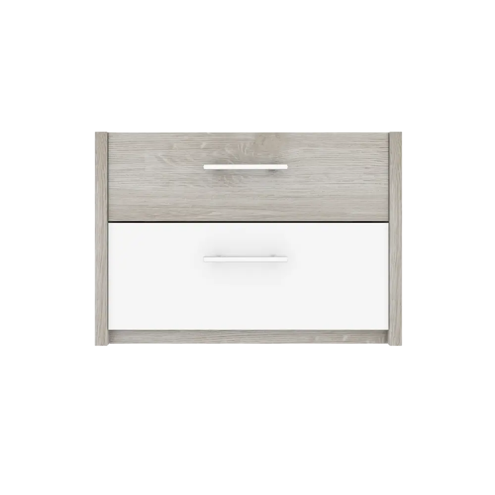 Фото 2 Тумба ВКДП 38.2x54.2x43.5 см белый глянец/баттл рок Фото 2 Тумба ВКДП 38.2x54.2x43.5 см белый глянец/баттл рок