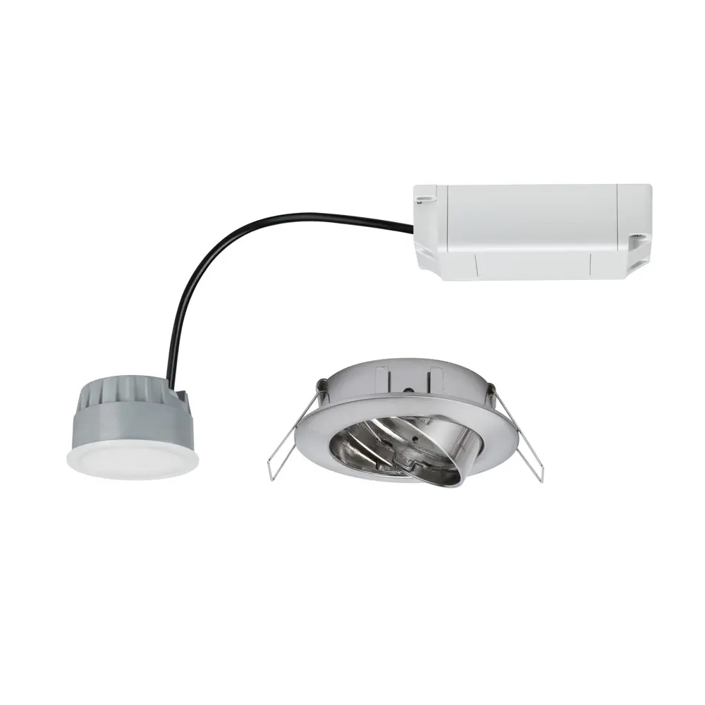 Фото 3 Светильник встраиваемый Paulmann LED Smart Coin BLE 5Вт никель 93844 Фото 3 Светильник встраиваемый Paulmann LED Smart Coin BLE 5Вт никель 93844