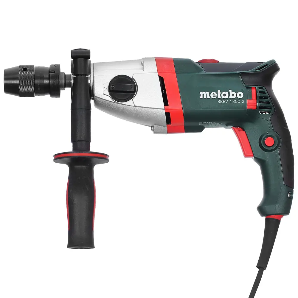 Фото 2 Дрель-шуруповерт сетевая ударная Metabo SBEV 1300-2, 1300 Вт Фото 2 Дрель-шуруповерт сетевая ударная Metabo SBEV 1300-2, 1300 Вт