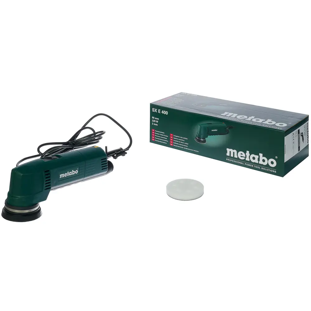 Фото 5 Сетевая эксцентриковая шлифмашина Metabo SXE 400 600405000 Фото 5 Сетевая эксцентриковая шлифмашина Metabo SXE 400 600405000