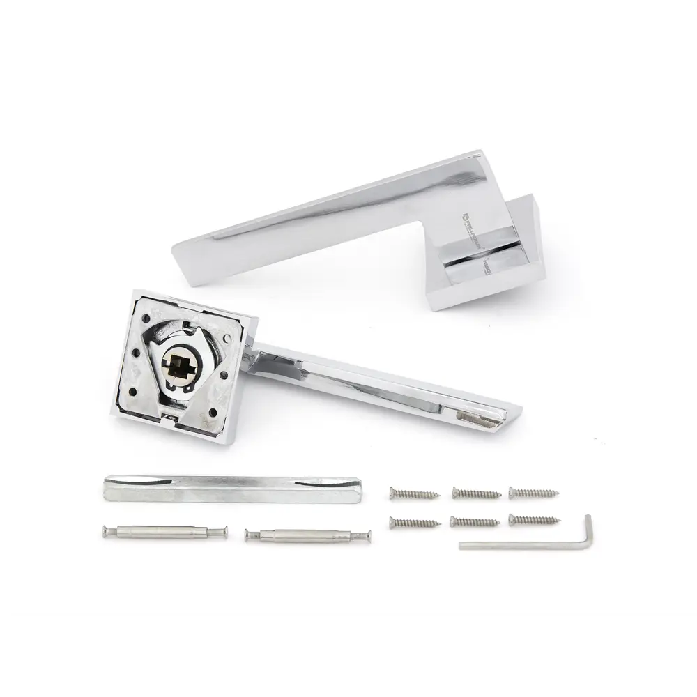 Фото 2 Дверные ручки Palladium Z 205 CP, без запирания, комплект, цвет хром