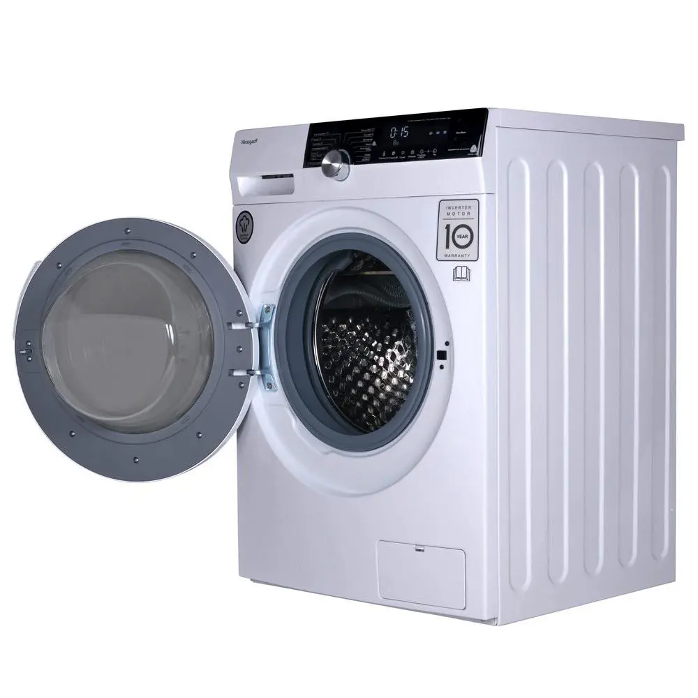 Фото 12 Стиральная машина Weissgauff WMD 6150 DC Inverter Steam 60x85x57 см, 10 кг, цвет белый Фото 12 Стиральная машина Weissgauff WMD 6150 DC Inverter Steam 60x85x57 см, 10 кг, цвет белый