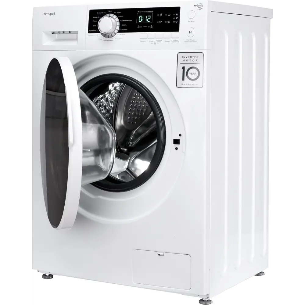 Фото Стиральная машина Weissgauff WM 4927 DC Inverter 60x85x50 см, 7 кг, цвет белый Фото Стиральная машина Weissgauff WM 4927 DC Inverter 60x85x50 см, 7 кг, цвет белый