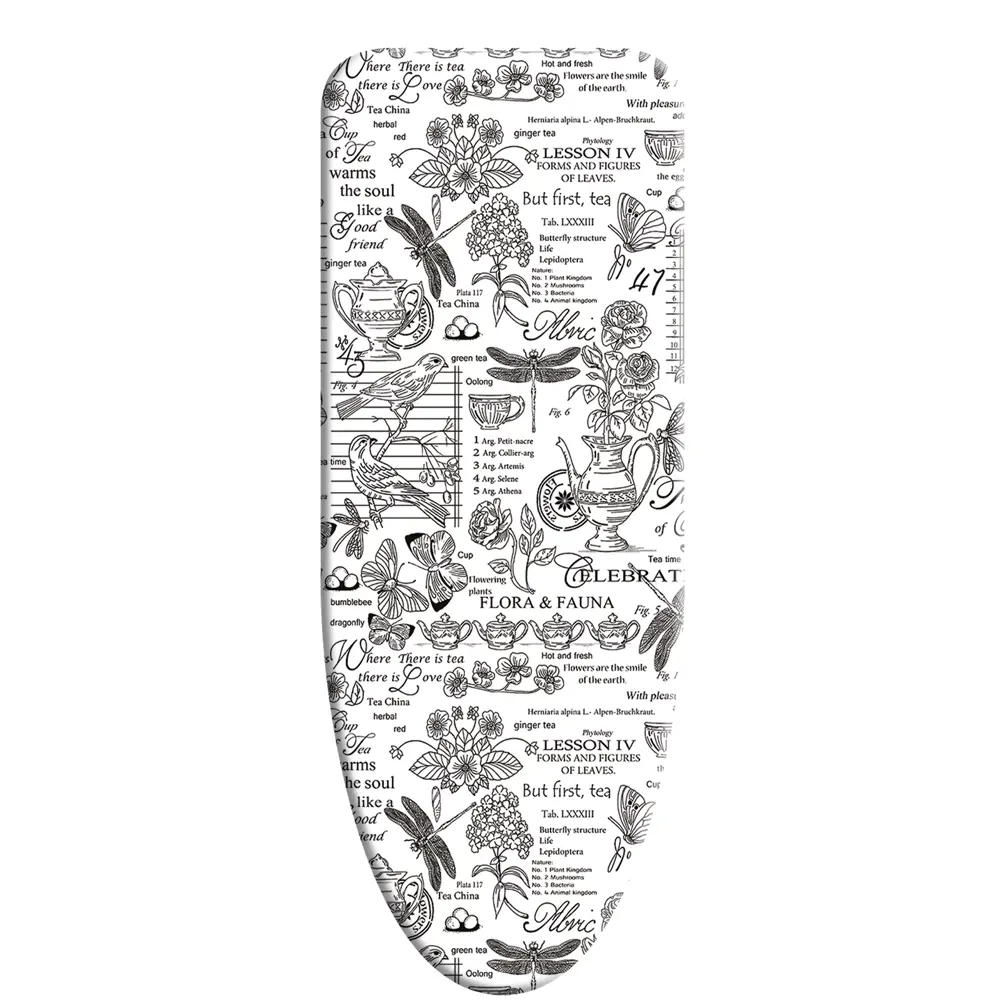 Фото Чехол для гладильной доски Varmax BW13548-M-HW 135*48 см (M), Herbal White Фото Чехол для гладильной доски Varmax BW13548-M-HW 135*48 см (M), Herbal White