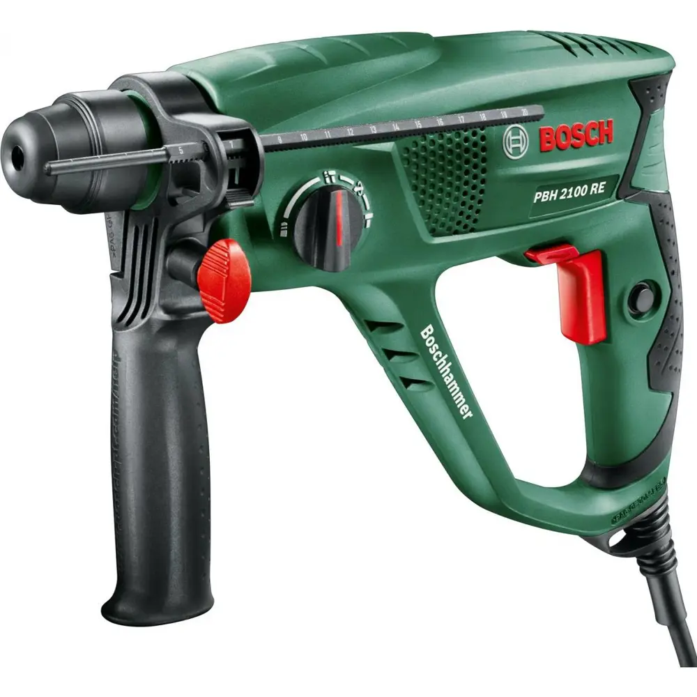 Фото Перфоратор сетевой SDS Plus Bosch PBH 2100 RE 3165140633888, 550 Вт, 1.7 Дж Фото Перфоратор сетевой SDS Plus Bosch PBH 2100 RE 3165140633888, 550 Вт, 1.7 Дж