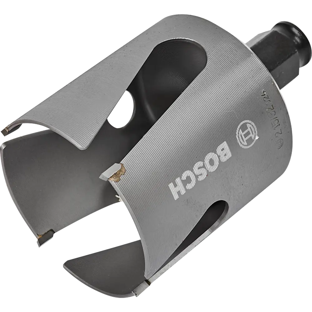 Фото Коронка универсальная карбидная Bosch 2608584761 63 мм Фото Коронка универсальная карбидная Bosch 2608584761 63 мм