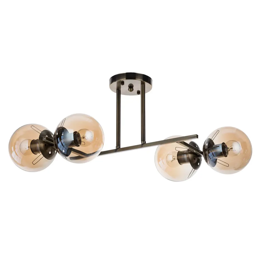 Фото Люстра потолочная Arte Lamp Ornella, 4 лампы, 12 м², цвет бронза Фото Люстра потолочная Arte Lamp Ornella, 4 лампы, 12 м², цвет бронза