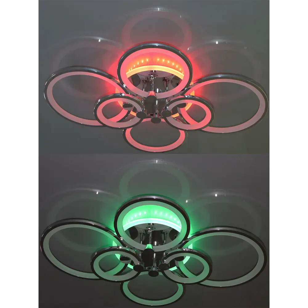 Фото 2 Люстра потолочная светодиодная Natali Kovaltseva 160W с RGB INNOVATION STYLE 83023 Фото 2 Люстра потолочная светодиодная Natali Kovaltseva 160W с RGB INNOVATION STYLE 83023