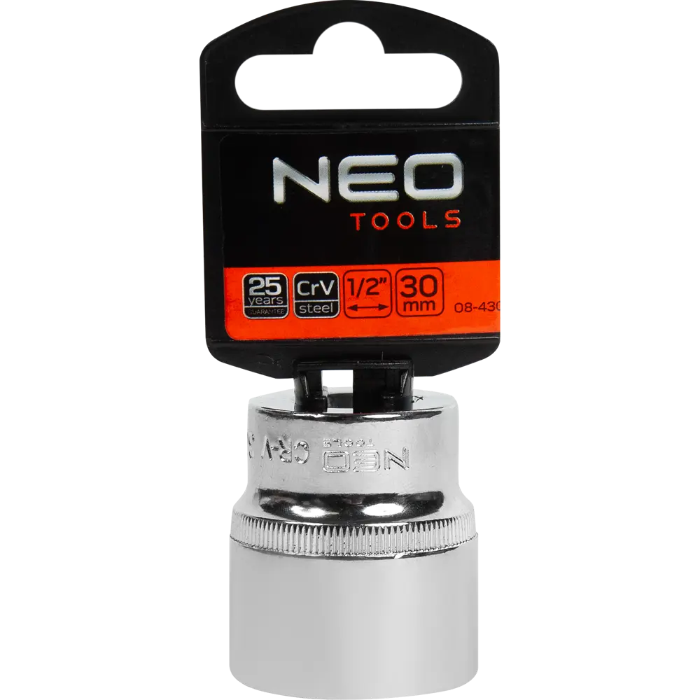 Фото 3 Торцевая головка шестигранная Neo Tools 08-430 1/2 дюйма 30 мм Фото 3 Торцевая головка шестигранная Neo Tools 08-430 1/2 дюйма 30 мм