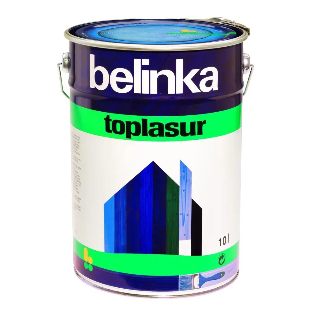 Фото Защитно-декоративная пропитка для дерева BELINKA TOPLASUR 10 л. №20 Голубая Фото Защитно-декоративная пропитка для дерева BELINKA TOPLASUR 10 л. №20 Голубая