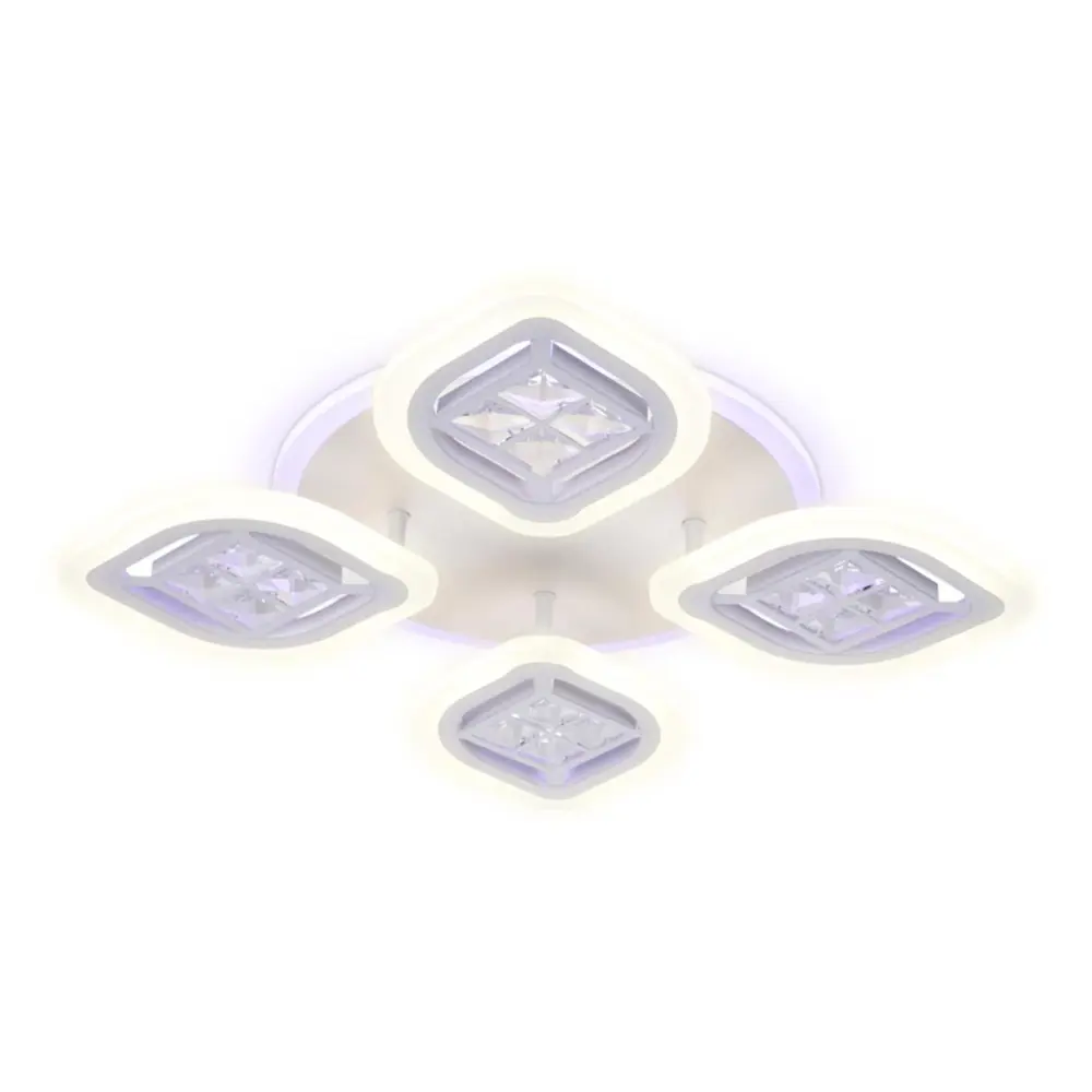 Фото Люстра потолочная светодиодная Ambrella Light ACRYLICA FA280 69W LED Фото Люстра потолочная светодиодная Ambrella Light ACRYLICA FA280 69W LED