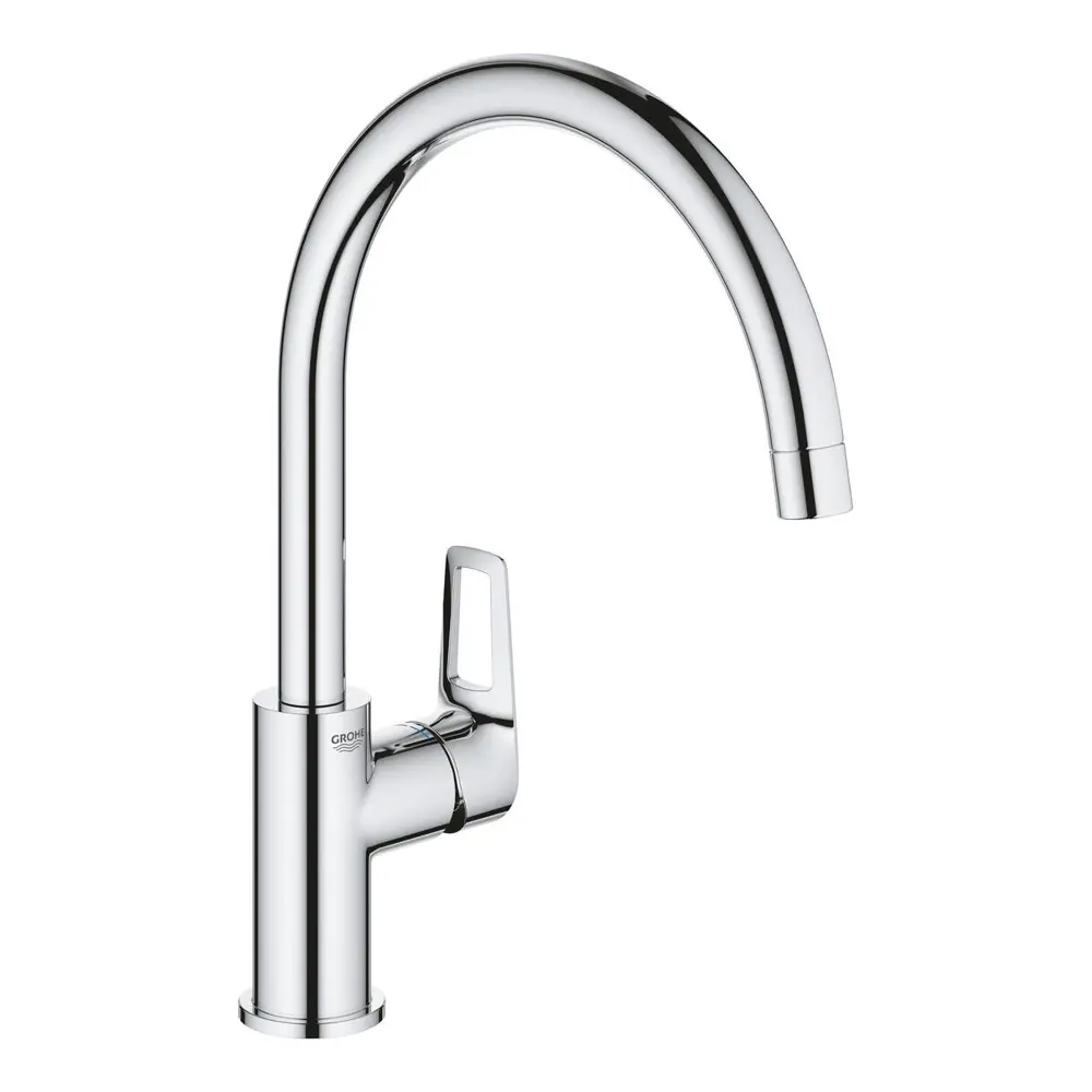 Фото Смеситель для кухни Grohe Bauloop цвет хром 31232001 Фото Смеситель для кухни Grohe Bauloop цвет хром 31232001