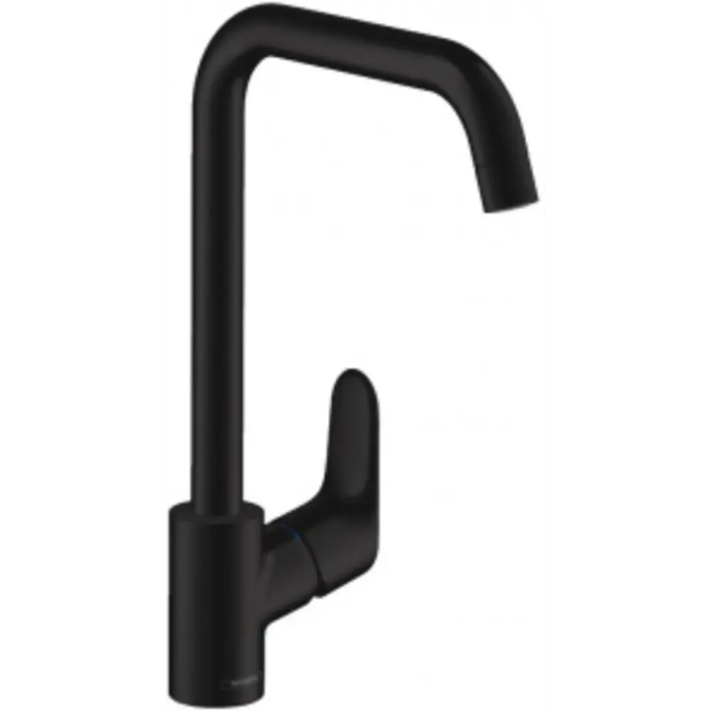 Фото Смеситель для кухни Hansgrohe HG Focus Е2, матовый черный Фото Смеситель для кухни Hansgrohe HG Focus Е2, матовый черный