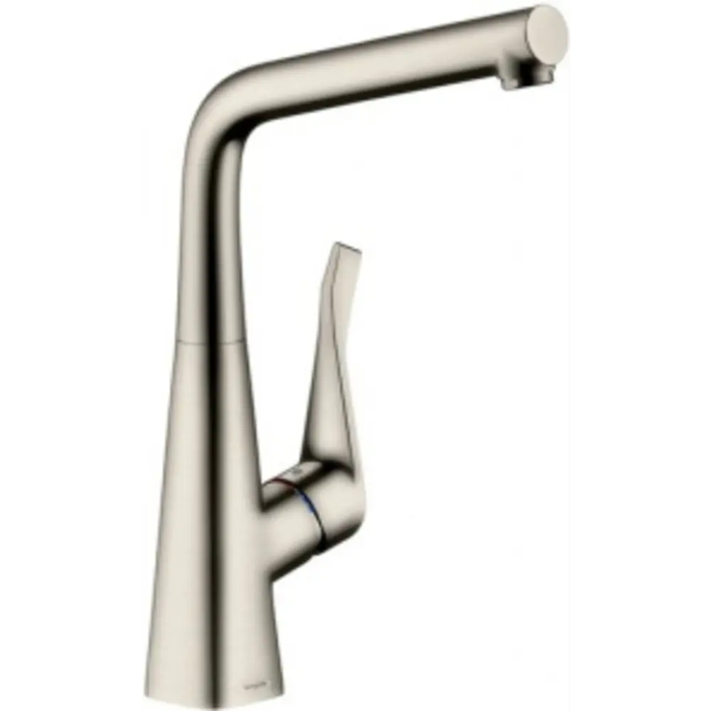 Фото Смеситель для кухни Hansgrohe HG Metris сталь 14822800 Фото Смеситель для кухни Hansgrohe HG Metris сталь 14822800