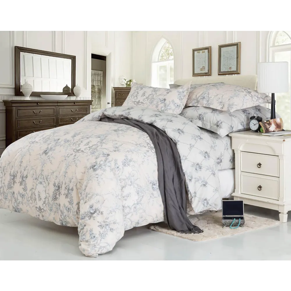 Фото Комплект постельного белья Sailid B-177-2 двуспальный, сатин, 50x70, 70x70 см