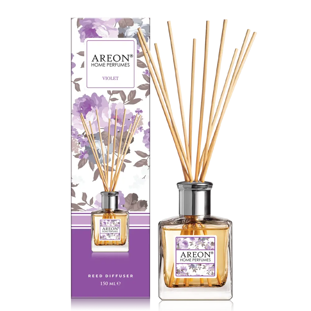 Фото Ароматический диффузор Areon Home Perfume Sticks Garden Violet, 150 мл Фото Ароматический диффузор Areon Home Perfume Sticks Garden Violet, 150 мл