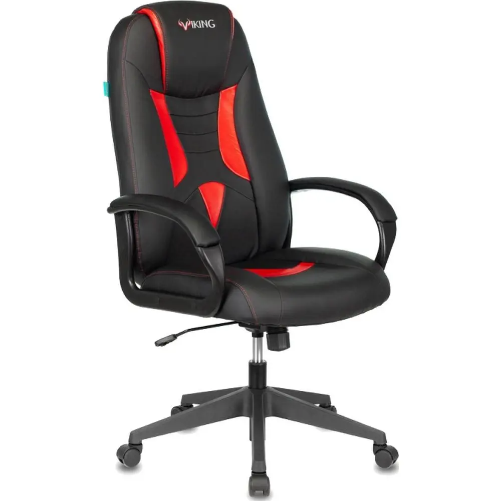 Фото Игровое кресло Бюрократ искусственная кожа цвет красный VIKING-8N/BL-RED Фото Игровое кресло Бюрократ искусственная кожа цвет красный VIKING-8N/BL-RED