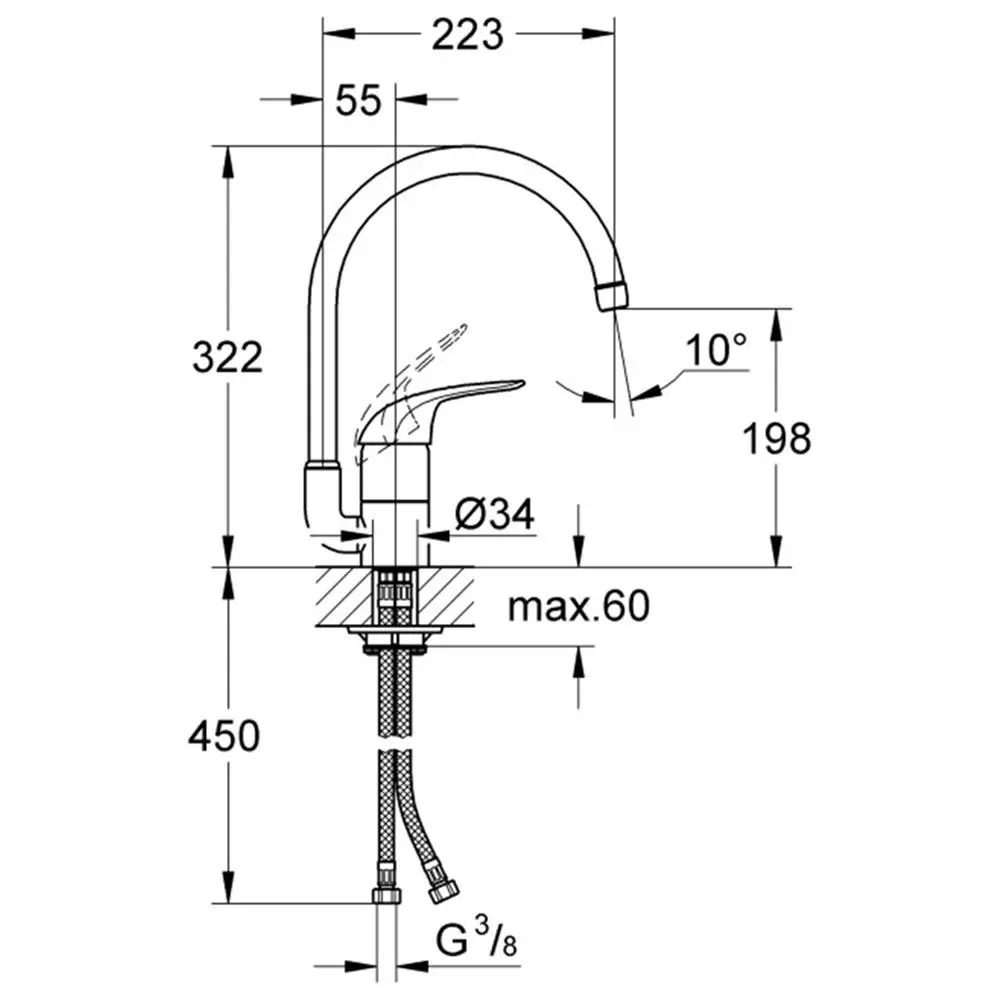 Фото 2 Смеситель для кухни Grohe 32752000 Фото 2 Смеситель для кухни Grohe 32752000