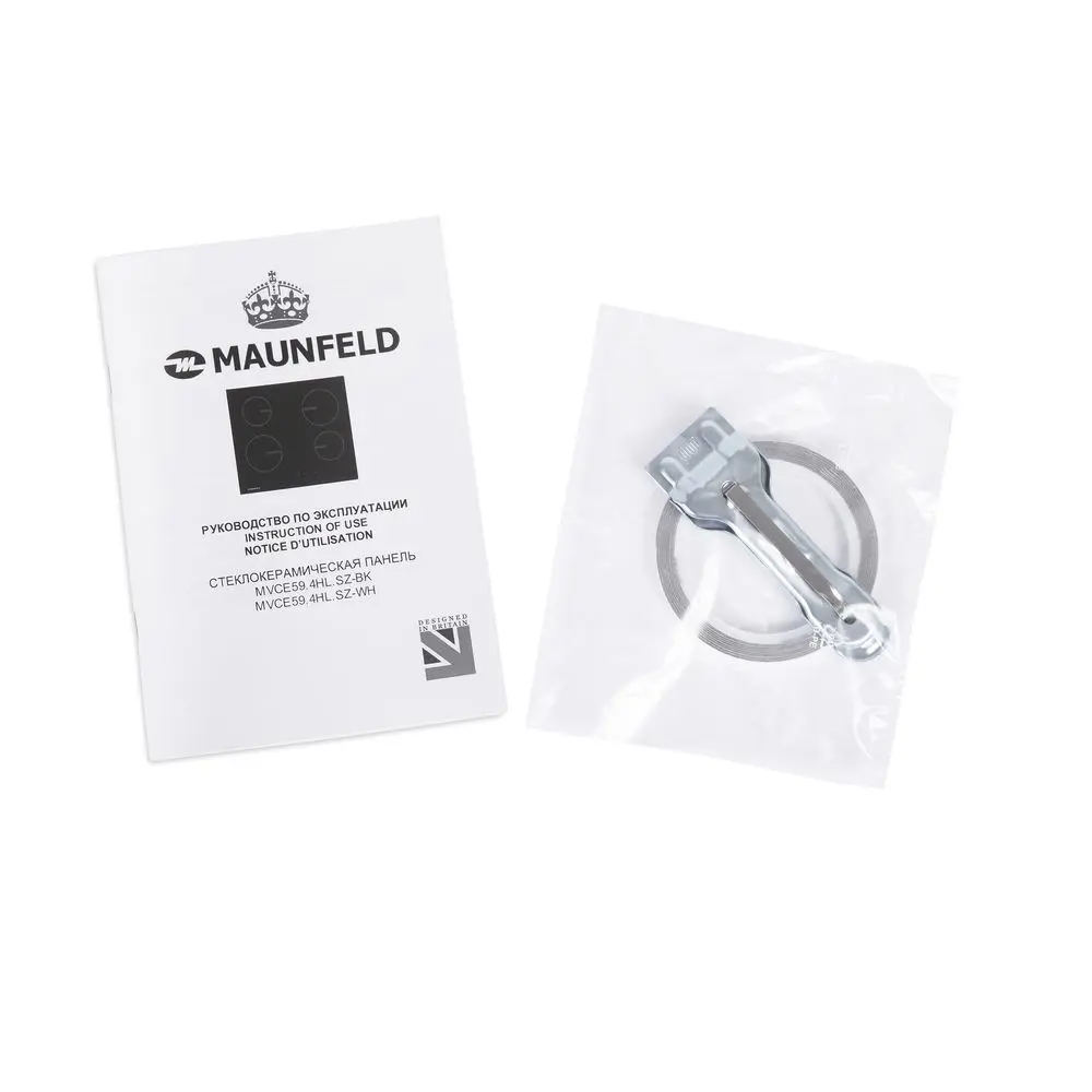 Фото 7 Электрическая варочная панель Maunfeld MVCE59.4HL.SZ-BK 59 см 4 конфорки цвет черный Фото 7 Электрическая варочная панель Maunfeld MVCE59.4HL.SZ-BK 59 см 4 конфорки цвет черный