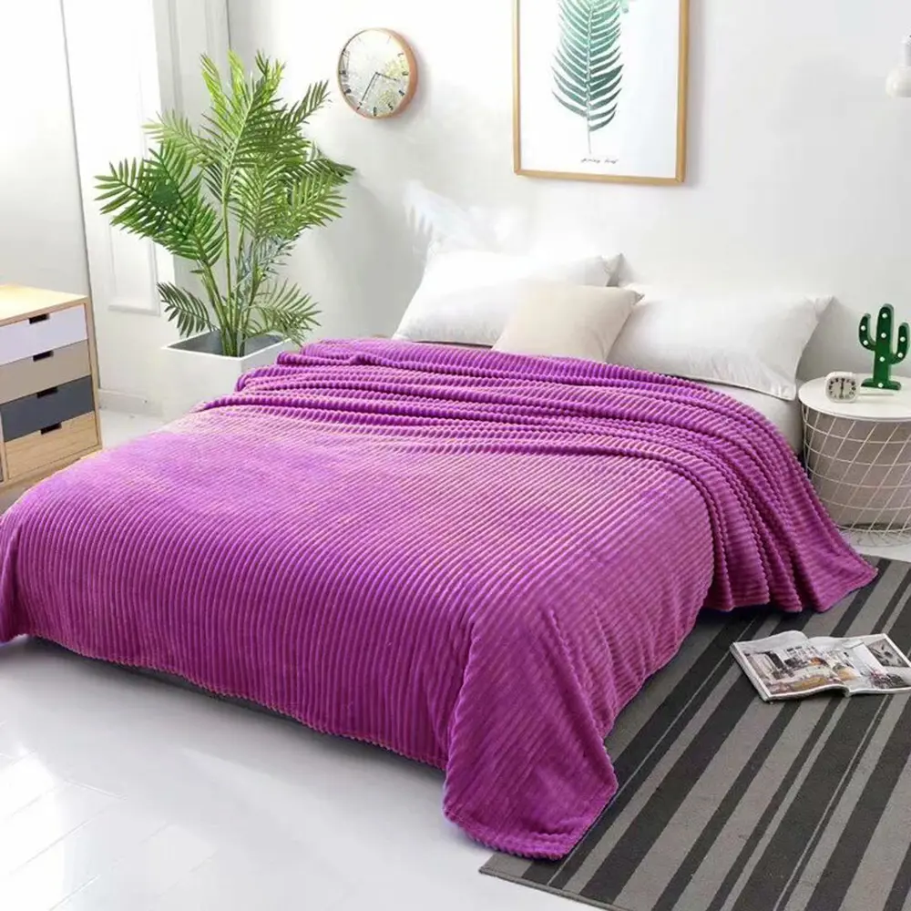 Фото Плед Tango Stripe ST1520-19 150x200 см фланель цвет розовый